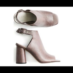 IIan Leather buckle bootie